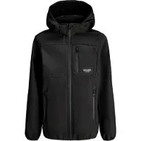 Jack & Jones Kids Softshell Jakke m. Fleece - Noos - JJTheo - Svart - - 8 år (128) - Softshell