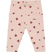 Minymo Joggebukser - Peach Pisk m. Marihøner - - 68 - Joggebukse