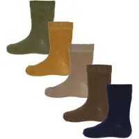 Minymo Sokker - 5-pack - Multi - Tørket Herbs - - 15/18 - Sokker