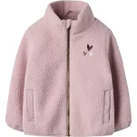 Name It Mini Fleecejakke - Teddy - NmfMall - Minnesmerke Lilac - - 3 år (98) - Fleecejakke