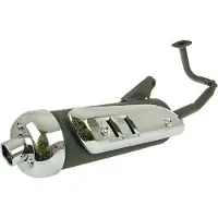 101 Octane Baotian Bt 49 Qt-12 10-11/beeline Veloce 50 10-14 Ikke-homologisert Komplett Eksosanlegg