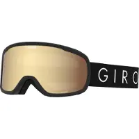 Giro Moxie Flash Goggle, Sort, Kvinner, Sfærisk linse, Polykarbonat, Sort, Gull, Gult