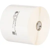 Zebra PolyO 3100T - Polyolefin - halvblank - permanet adhesiv - hvit - 101.6 x 76.2 mm merkelapper