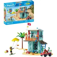 Playmobil Vakttårn Med Strandbil Byggespill