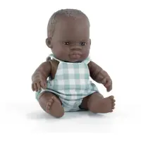 Miniland Afrikansk Babydukke 21 Cm