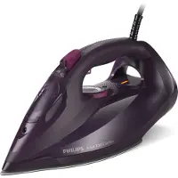 Philips Azur 7000 Series DST7061 - Dampstrykejern med automatisk slukking - såleplate: SteamGlide Elite - 3000 W - dark purple