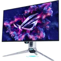 Asus ROG Swift PG27AQWP-W - OLED-skjerm - gaming - 27 (26.5 synlig) - 2560 x 1440 QHD @ 540 Hz - 1500 cd/m² - 1500000:1 - DisplayHDR 500 True Black - 0.02 ms - 2xHDMI, DisplayPort - sølv