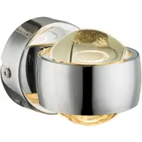 Globo Forkrommet LED-vegglampe Randi