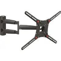 Barkan BM443LP mounting kit - full-motion - for TV - long - black 50 kg 13"-83" 100 x 100 mm