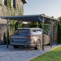 GFP 3,05x5,04 m carport, eloksert aluminium