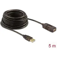 DeLOCK -kabel USB 2.0-forlengelse, aktiv 5 m