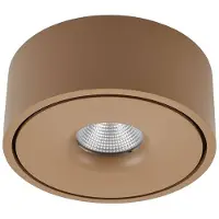 Arcchio LED-taklampe Rotari, brun, opp og ned