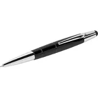 Wedo Touchpen Pioneer, Sort, Sølv, Metall, Gummi, Universell, 1 stykker, Boks