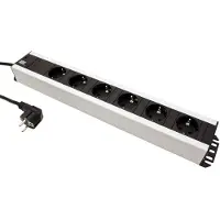 Bachmann 6-veis 90,19" kompatibel, svart 2,0 m. uten bryter