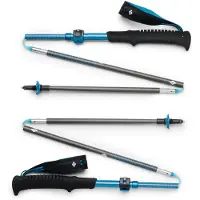 Black Diamond Distance Carbon FLZ trekkingstav, unisex, sammenleggbar, 125-140 cm