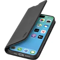 SBS TEBKLITEIP1561PK, Lommebok-etui, Apple, iPhone 15 Pro, 17 cm (6.7), Svart
