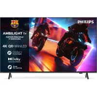 Philips 65MLED920 - 65 Diagonalklasse LED-bakgrunnsbelyst LCD TV - QLED - Smart TV - TITAN OS - 4K UHD (2160p) 3840 x 2160 - HDR - Quantum Dot, Mini-LED - svart