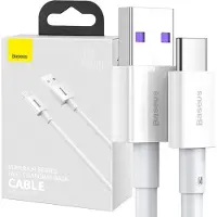 Baseus Superior Series USB-C Data & Ladekabel - 66W, 2m - Hvit