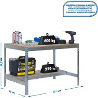 Simon Rack Simonwork (bancos De Trabajo) Bt0 Metallhylle 842x1510x760 Mm