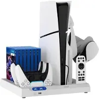 IPEGA PG-P5S028 Alt-i-ett ladestativ med kjøling for Sony PlayStation 5/5 Slim