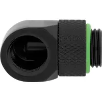Corsair Microsystems CORSAIR Hydro X Series 90° Rotary Adapter - Armatur for væskekjølesystem - svart (en pakke 2)