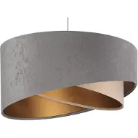 Maco Design Pendellampe Vivien i tre farger: grå/beige/gull