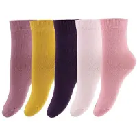Minymo Sokker - 5-pack - Rosa/Gul/Lilla - - 27/30 - Sokker