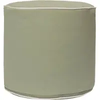 Ferm Living Puff - 40x34 cm - Bølge - Te Green - - OneSize - Puff