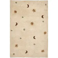 Ferm Living Teppe - Ull - Skye- 80x120 cm - Pergament - - OneSize - Teppe