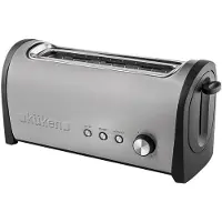 Kuken Rustfritt Stål Stor Brødrister 1000w