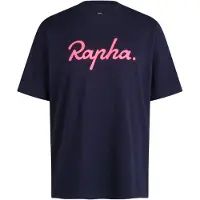 Rapha Cotton Large Logo Kortarmet T-skjorte