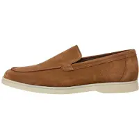 Hackett London for man. HMS200109 Martin Plain Leather Loafers brown (45), Flat, None, Casual