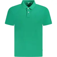 Pepe Jeans for man. PM542099 New Oliver GD green polo shirt (XXL), Casual, Cotton, Short sleeve, Sustainable