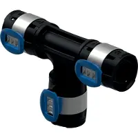 Geberit T-stykke FlowFit lige PPSU ø75mm