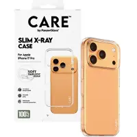 PanzerGlass CARE by X-Ray - Baksidedeksel for mobiltelefon - myk basis - termoplast-polyuretan (TPU) - gjennomsiktig - for Apple iPhone 17 Pro