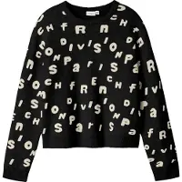 Name it Genser - Strikk - NkfOline - Black - - 6 år (116) - Genser