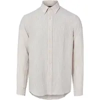 Ralph Lauren for man. 710B15594006 Linen shirt with beige Custom Fit stripes (XL), Casual, Long sleeve