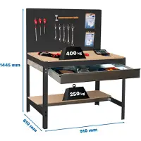 Simon Rack Simonwork (bancos De Trabajo) Bt2 Box Metallhylle 1445x910x610 Mm