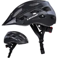 Dunlop sykkelhjelm med LED 55-58 cm