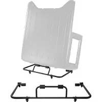 Vevor oppbevaringsvogn for hardtop, flyttbar og solid vogn for hardtop, med 3 justerbare hull og fortykket myk polstring, oppbevaringsstativ for hardtop med pulverlakkering, passer til Jeep Wrangler T