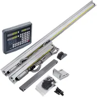 OEM 2-akset digital avlesning DRO-skjerm 1000 mm og 250 mm reiselengde Presisjons lineær skala akse digital avlesning