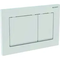 Geberit omega30 dobb. skyl, matkrom/blankkrom
