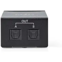 Nedis Toslink-splitter 1-inn 2-ut Metall