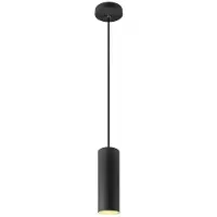 SLV Pendellampe Enola, svart matt, Ø 10 cm, metall