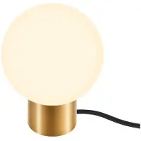 SLV bordlampe Tiny Sun, bronse, glass, G9, høyde 15,7 cm