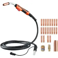 Vevor 250Amp MIG-sveisepistol med 4,5 m kabel, kompatibel med Millermatic 200, 210, 212, 250, 250X, 251, 252 sveiseapparater, egnet for 0,030", 0,035" og 0,045" sveisetråder