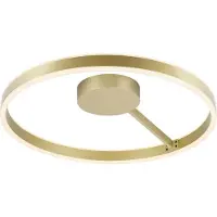 SLV LED-taklampe One, Ø 60 cm, messingfarget metall CCT