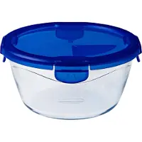 Pyrex 287PG00, Bolle, Rund, 0,7 l, Blå, Gjennomsiktig, Glass, -40 - 300 °C
