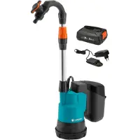 Gardena 2000/2 P4a Batteridrevet Rentvannspumpe 18v
