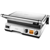 Sage the Smart Grill, Rustfritt stål, Aluminium, Rustfritt stål, Rektangulær, Rotasjon, Hengslet Lokk, LCD